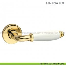 Maniglia con porcellana per porta Marina Fimet Handles 2