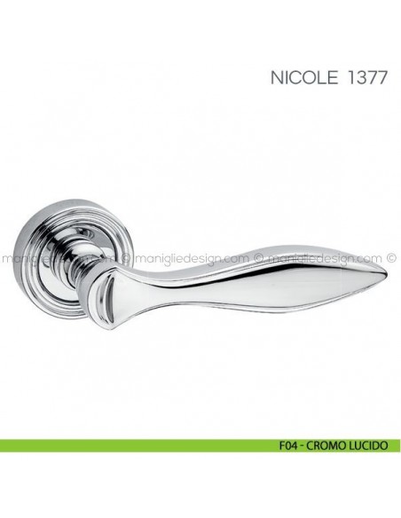 Maniglia per porta Nicole Fimet Handles F04 - Cromo Lucido