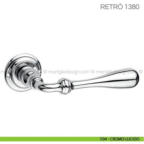 Maniglia per porta Retrò Fimet Handles F04 - Cromo Lucido