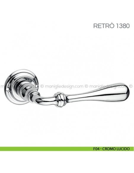 Maniglia per porta Retrò Fimet Handles F04 - Cromo Lucido