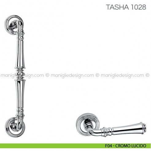 Maniglione per porta Tasha Fimet Handles F04 - Cromo Lucido