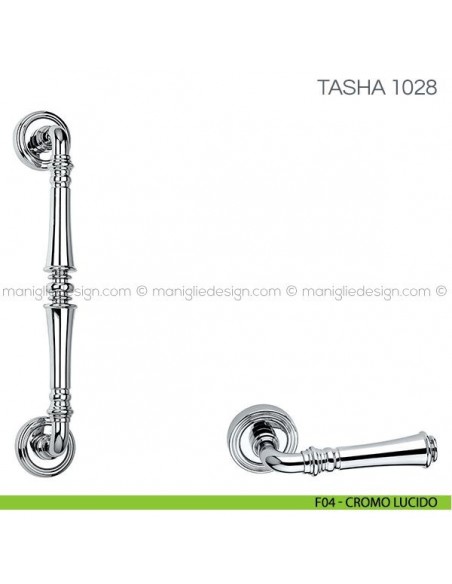 Maniglione per porta Tasha Fimet Handles F04 - Cromo Lucido