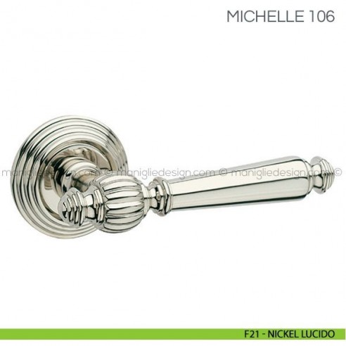 Maniglia per porta Michelle Fimet Handles F21 - Nickel Lucido