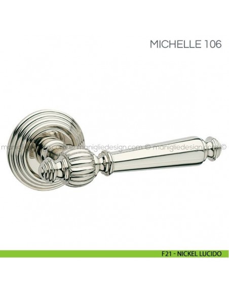 Maniglia per porta Michelle Fimet Handles F21 - Nickel Lucido