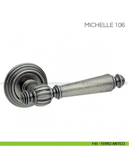 Maniglia per porta Michelle Fimet Handles F45 - Ferro Antico