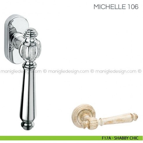 Maniglia per finestra martellina DK Michelle Fimet Handles F17A - Shabby Chic