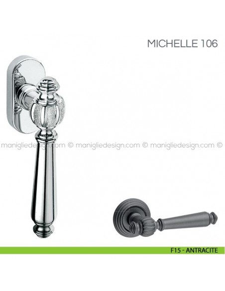 Maniglia per finestra martellina DK Michelle Fimet Handles F15 - Antracite