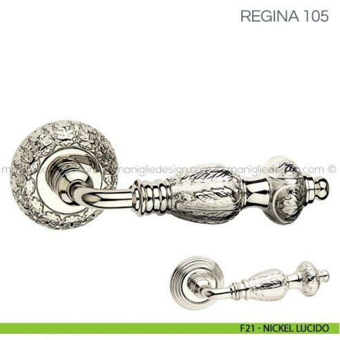 Maniglia per porta Regina Fimet Handles F21 - Nickel Lucido