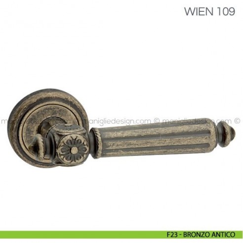 Maniglia per porta Wien Fimet Handles F23 - Bronzo Antico