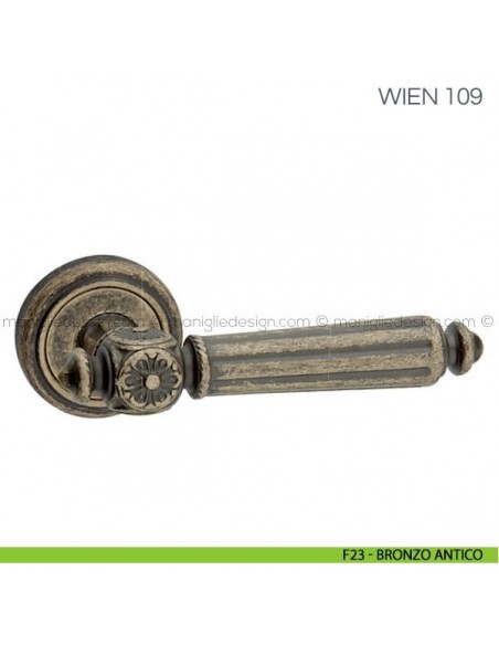 Maniglia per porta Wien Fimet Handles F23 - Bronzo Antico