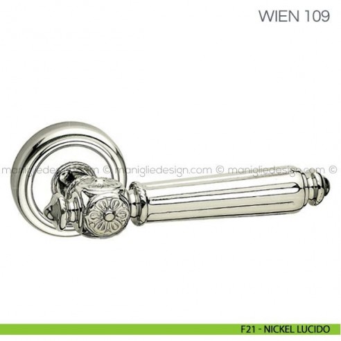 Maniglia per porta Wien Fimet Handles F21 - Nickel Lucido