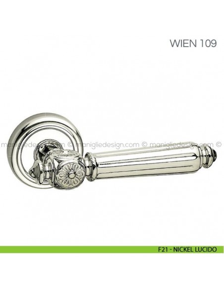 Maniglia per porta Wien Fimet Handles F21 - Nickel Lucido