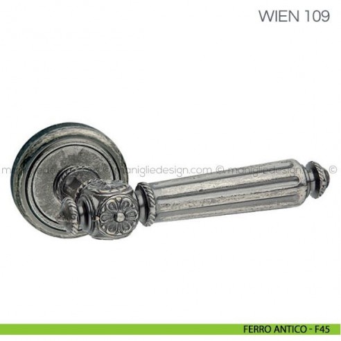 Maniglia per porta Wien Fimet Handles F45 - Ferro Antico