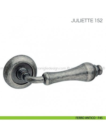 Maniglia per porta Juliette Fimet Handles F45 - Ferro Antico