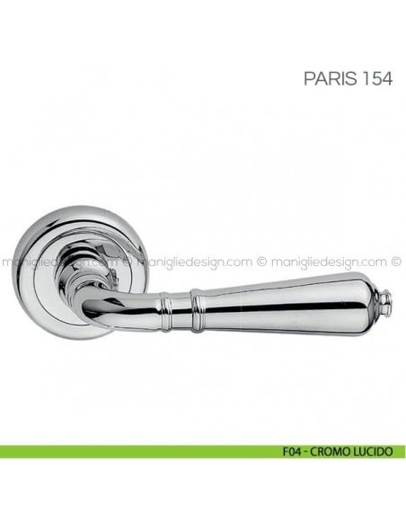 Maniglia per porta Paris Fimet Handles F04 - Cromo Lucido