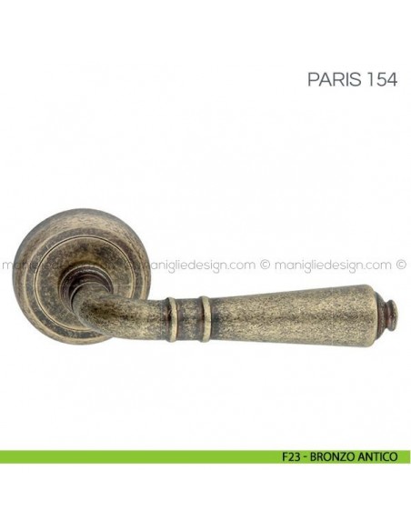 Maniglia per porta Paris Fimet Handles F23 - Bronzo Antico