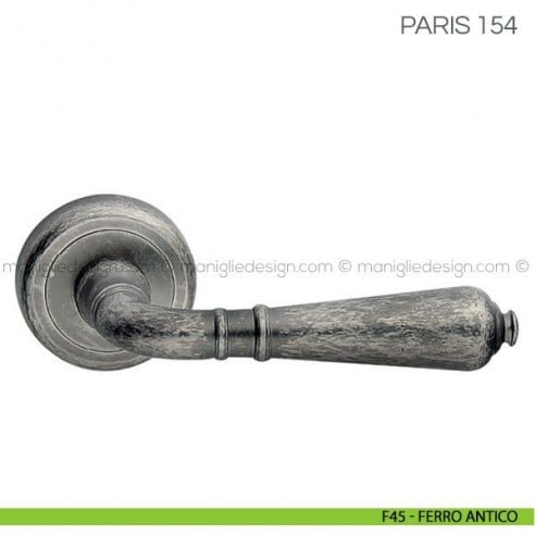 Maniglia per porta Paris Fimet Handles F45 - Ferro Antico