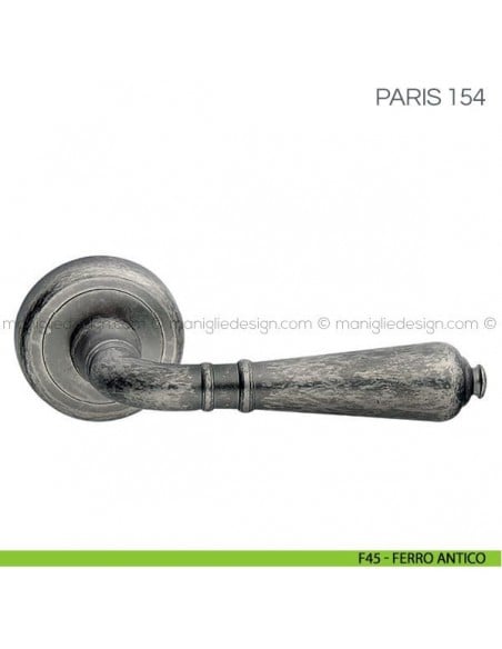 Maniglia per porta Paris Fimet Handles F45 - Ferro Antico