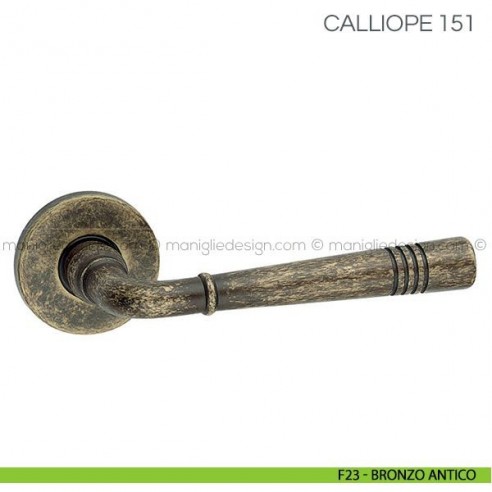 Maniglia per porta Calliope Fimet Handles F23 - Bronzo Antico