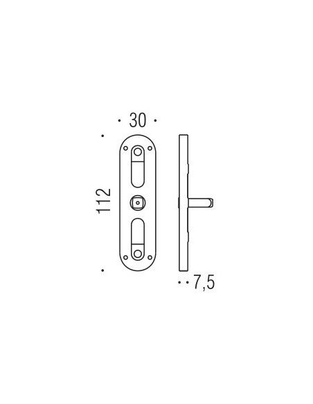 Movimento gratz per maniglia finestra cremonese Antologhia disegno
