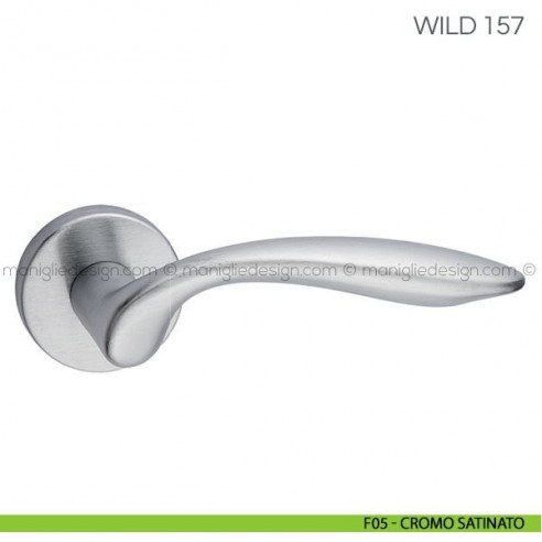 Maniglia per porta Wild Fimet Handles F05 - Cromo Satinato