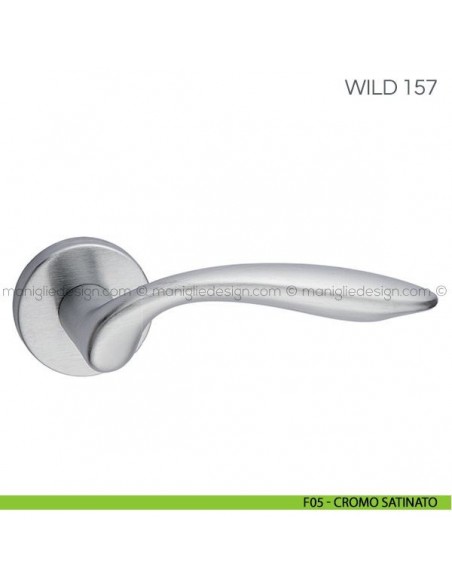Maniglia per porta Wild Fimet Handles F05 - Cromo Satinato