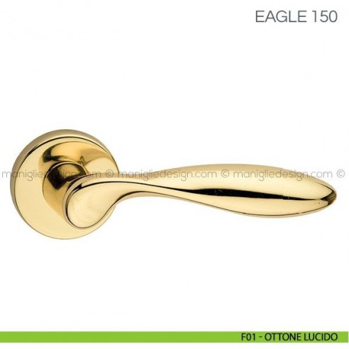 Maniglia per porta Eagle Fimet Handles F01 - Ottone Lucido