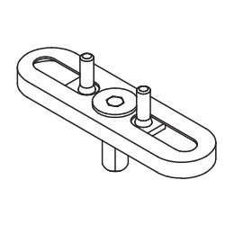 Movimento gratz con perni per maniglia finestra cremonese Antologhia