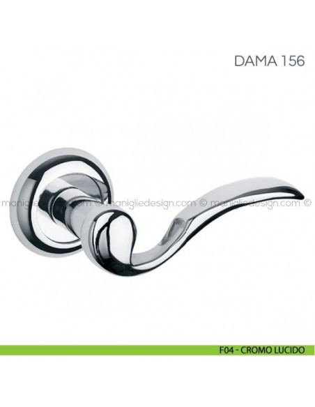 Maniglia per porta Dama Fimet Handles F04 - Cromo Lucido