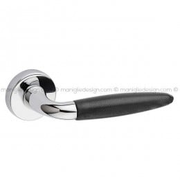 Maniglia con impugnatura in pelle per porta Sogno Fimet Handles