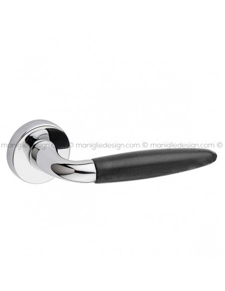 Maniglia con impugnatura in pelle per porta Sogno Fimet Handles