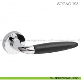 Maniglia con impugnatura in pelle per porta Sogno Fimet Handles 2