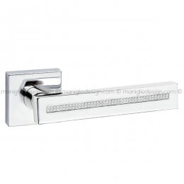 Maniglia con cristalli Swarovski per porta Square Fimet Handles