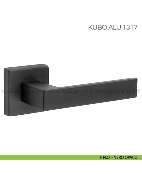 Maniglia per porta Kubo Alu Fimet Handles F N.O. - Nero opaco