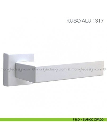 Maniglia per porta Kubo Alu Fimet Handles F B.O. - Bianco Opaco