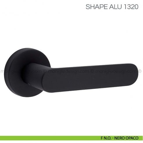 Maniglia per porta Shape Alu Fimet Handles F N.O. - Nero Opaco