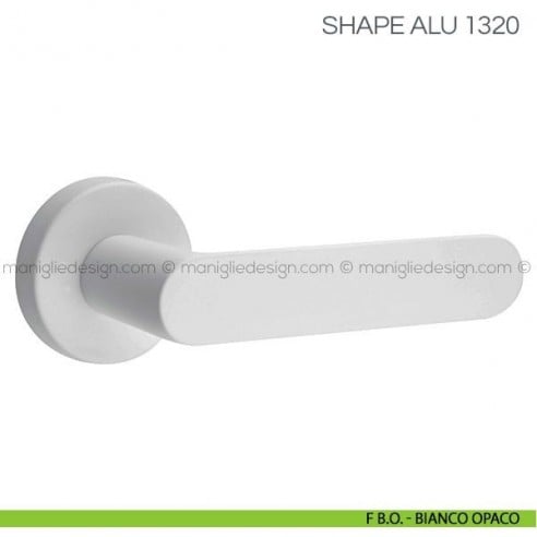Maniglia per porta Shape Alu Fimet Handles F B.O. - Bianco Opaco