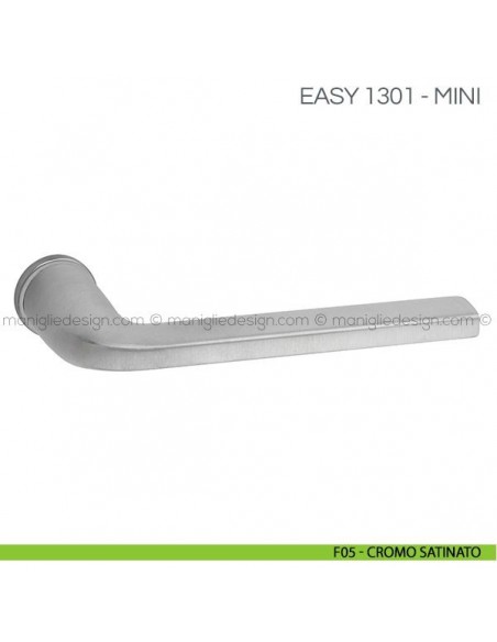 Maniglia per porta Easy Fimet Handles con rosetta mini F05 - Cromo Satinato