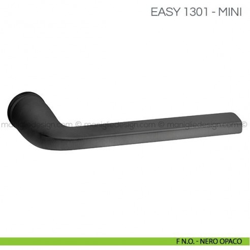 Maniglia per porta Easy Fimet Handles con rosetta mini F N.O. - Nero Opaco