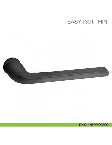 Maniglia per porta Easy Fimet Handles con rosetta mini F N.O. - Nero Opaco
