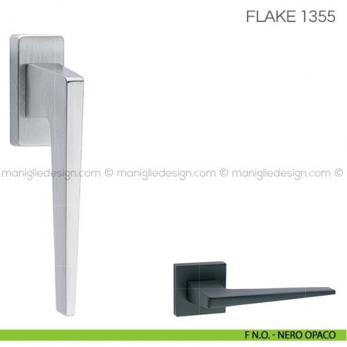 Maniglia per finestra martellina DK Flake Fimet Handles F N.O. - Nero Opaco