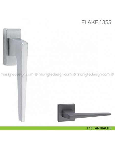 Maniglia per finestra martellina DK Flake Fimet Handles F15 - Antracite