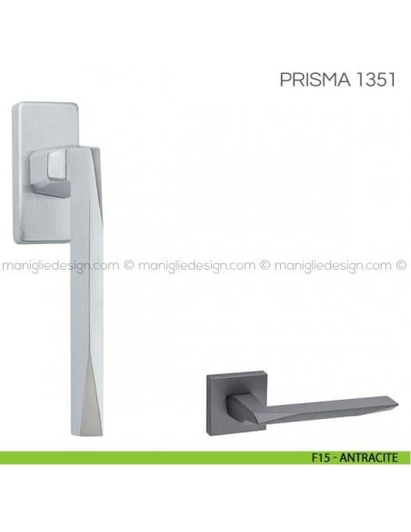 Maniglia per finestra martellina DK Prisma Fimet Handles F15 - Antracite