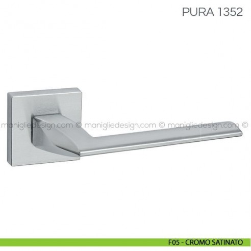 Maniglia per porta Pura Fimet Handles F05 - Cromo Satinato