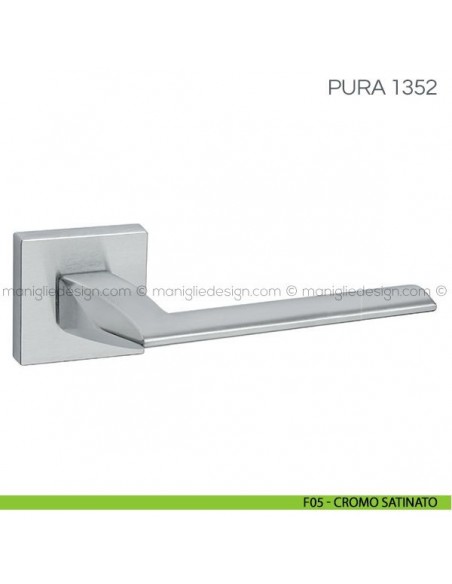Maniglia per porta Pura Fimet Handles F05 - Cromo Satinato
