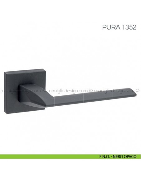 Maniglia per porta Pura Fimet Handles F N.O. - Nero Opaco