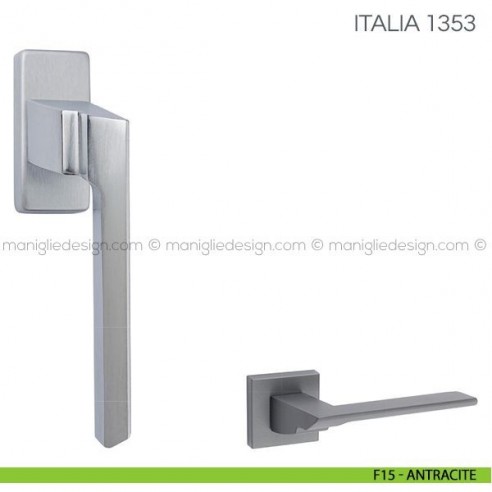 Maniglia per finestra martellina DK Italia Fimet Handles F15 - Antracite