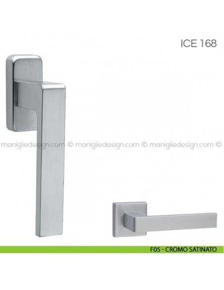 Maniglia per finestra martellina DK Ice Fimet Handles F05 - Cromo Satinato