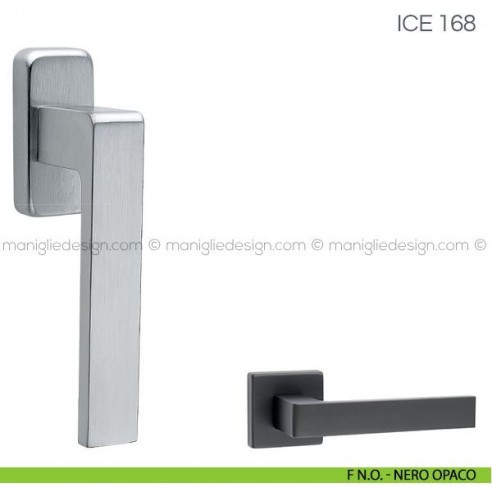 Maniglia per finestra martellina DK Ice Fimet Handles F N.O. - Nero Opaco