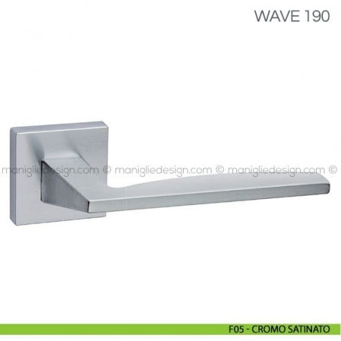 Maniglia per porta Wave Fimet Handles F05 - Cromo Satinato